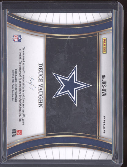 Deuce Vaughn 2023 Panini Select Jumbo Rookie Auto Swatches Tag Black RC 1/1