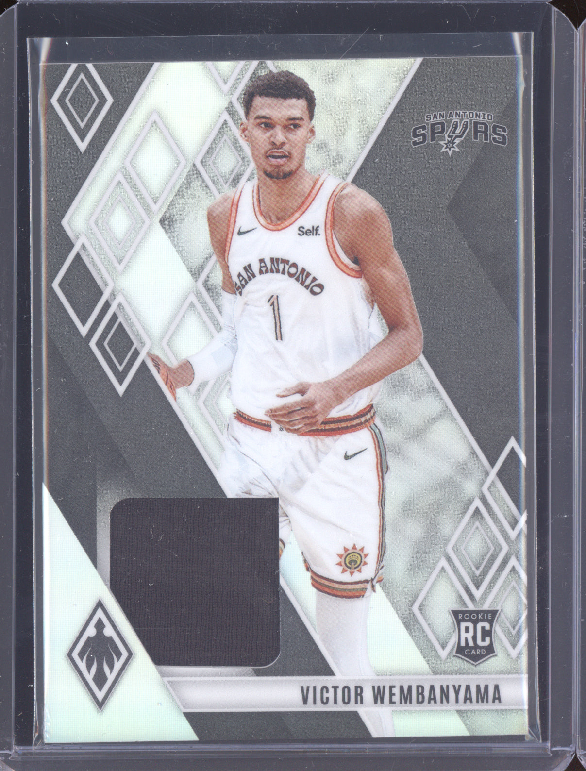 Victor Wembanyama 2023-24 Panini Phoenix Rookie Jersey Silver RC