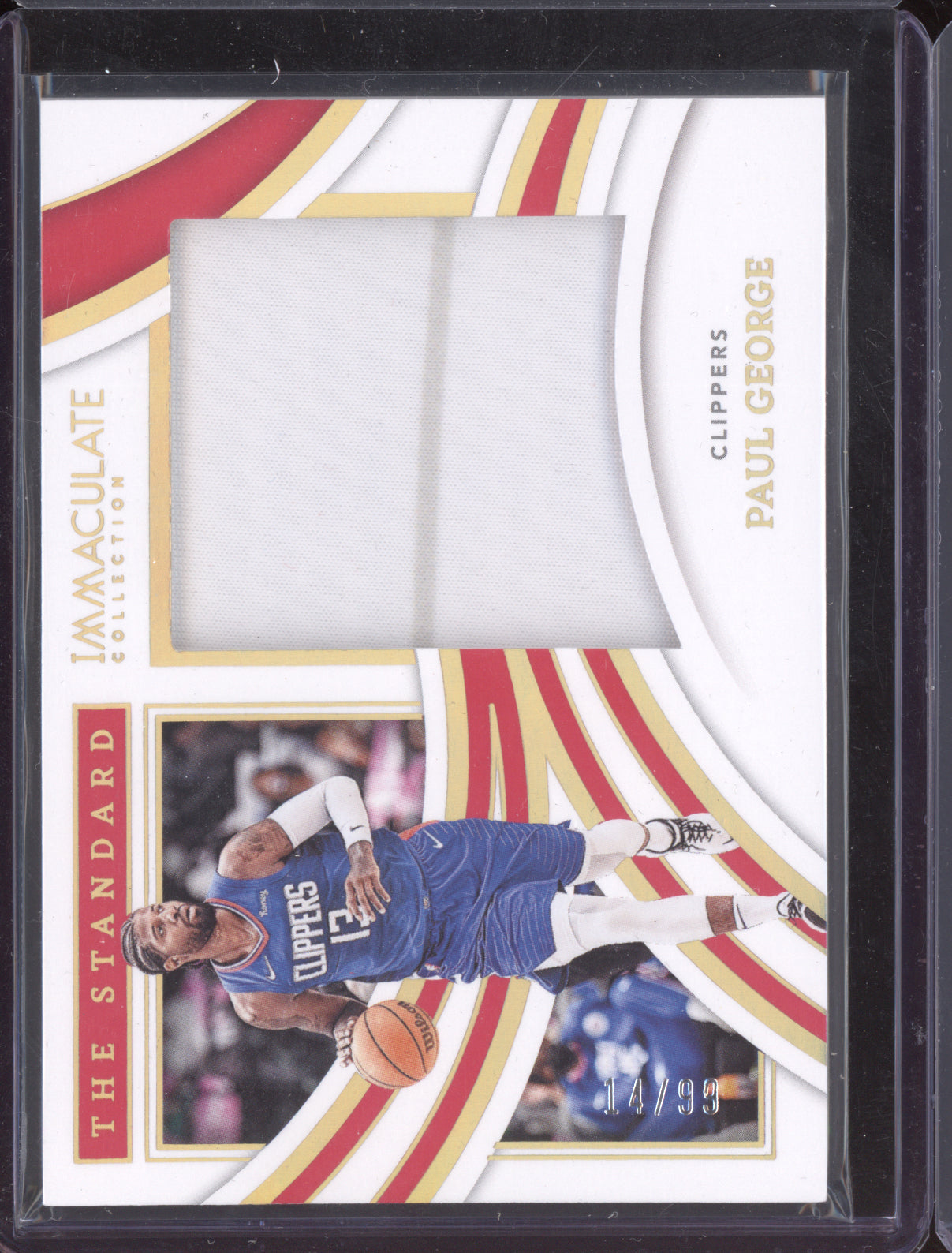 Paul George 2021 Panini Immaculate The Standard Patch 14/99
