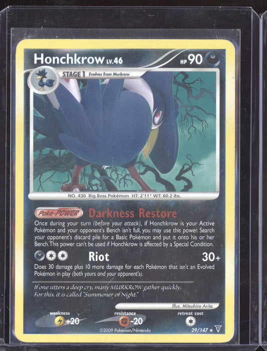 Honchkrow 2009 Pokemon Platinum - Supreme Victors Reverse Holo 029/147