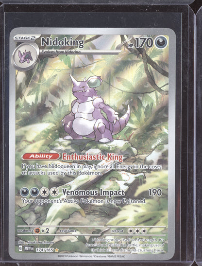 Nidoking 2023 Pokemon 151 Illustration Rare 174/165