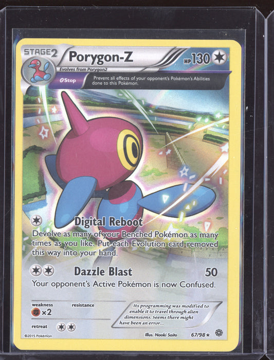 Porygon-Z 2015 Pokemon Ancient Origins Rare Holo 067/98