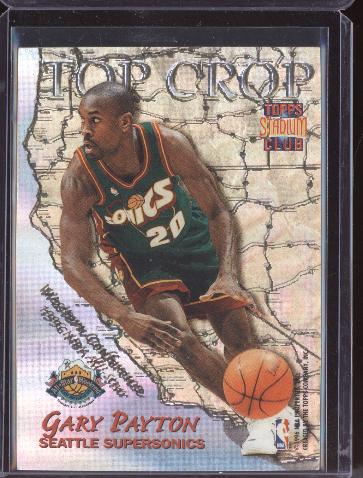 Michael Jordan/Gary Payton 1996 Topps Stadium Club Top Crop