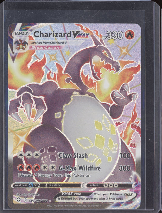 Charizard VMax 2021 Pokemon Shining Fates Shiny Full Art SV107