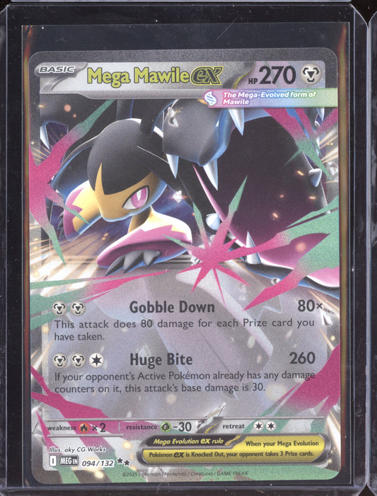 Mega Mawile ex 2025 Pokemon Mega Evolution Double Rare 094/132