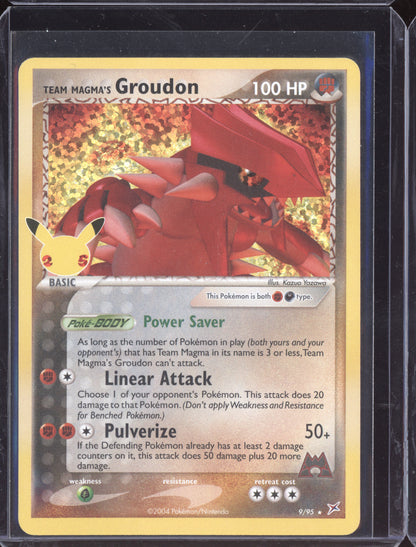 Team Magma's Groudon 2021 Pokemon Celebrations Holo 009/95
