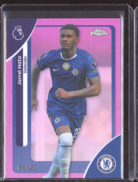 Jorrel Hato 2025-26 Topps Chrome Premier League Pink 159/250