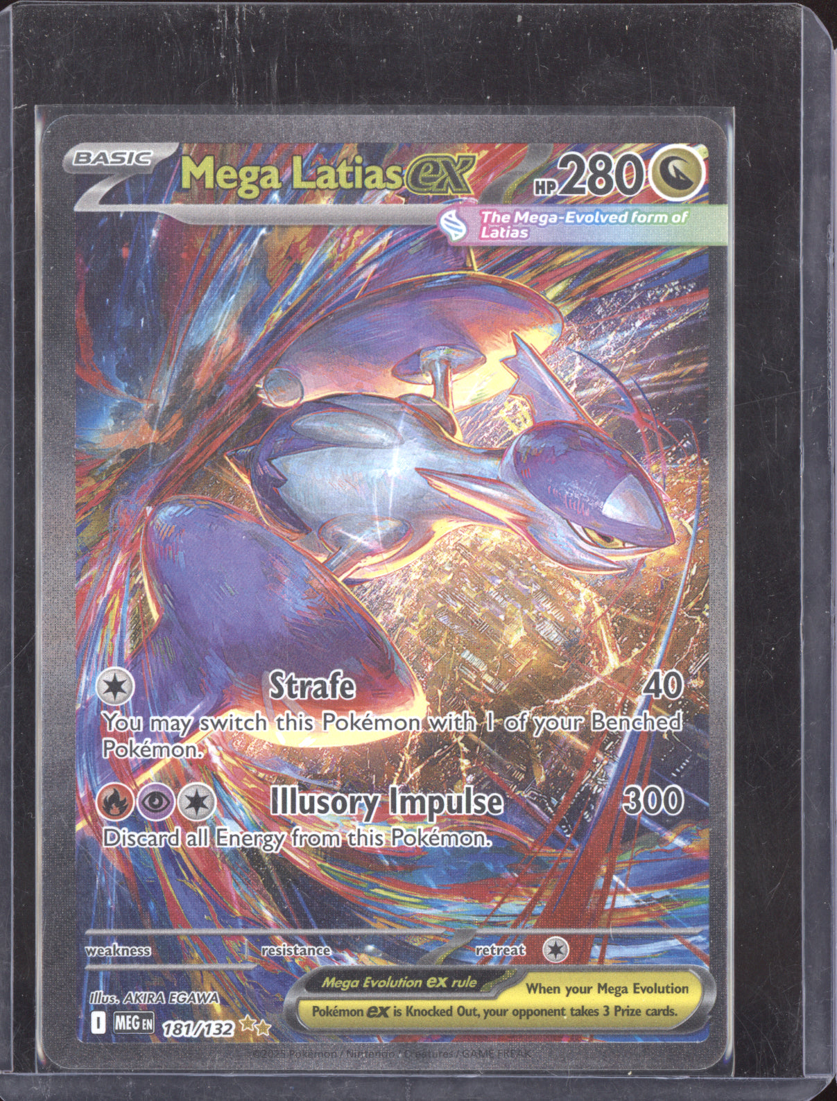 Mega Latias ex 2025 Pokemon Mega Evolution Special Illustration Rare 181