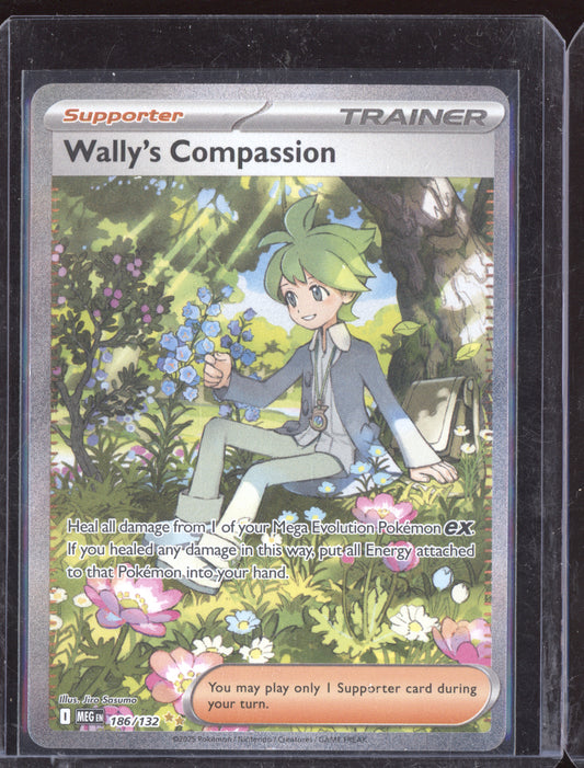 Wally's Compassion 2025 Pokemon Mega Evolution Special Illustration Rare 186/132
