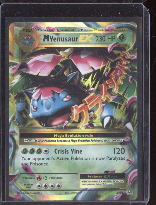 M Venusaur-EX 2016 Pokemon Evolutions Rare Holo 002/108