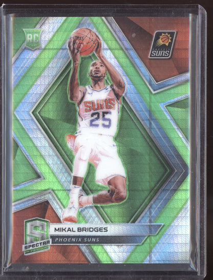 Mikal Bridges 2018 Panini Spectra Green RC 05/49
