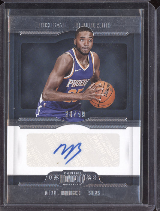 Mikal Bridges 2018 Panini Dominion Regal  Rookie Auto RC 28/49