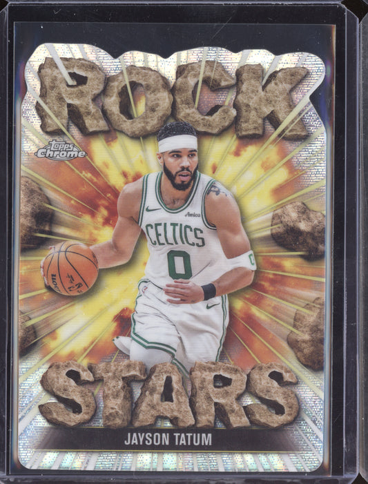 Jayson Tatum 2025-26 Topps Chrome Rock Stars