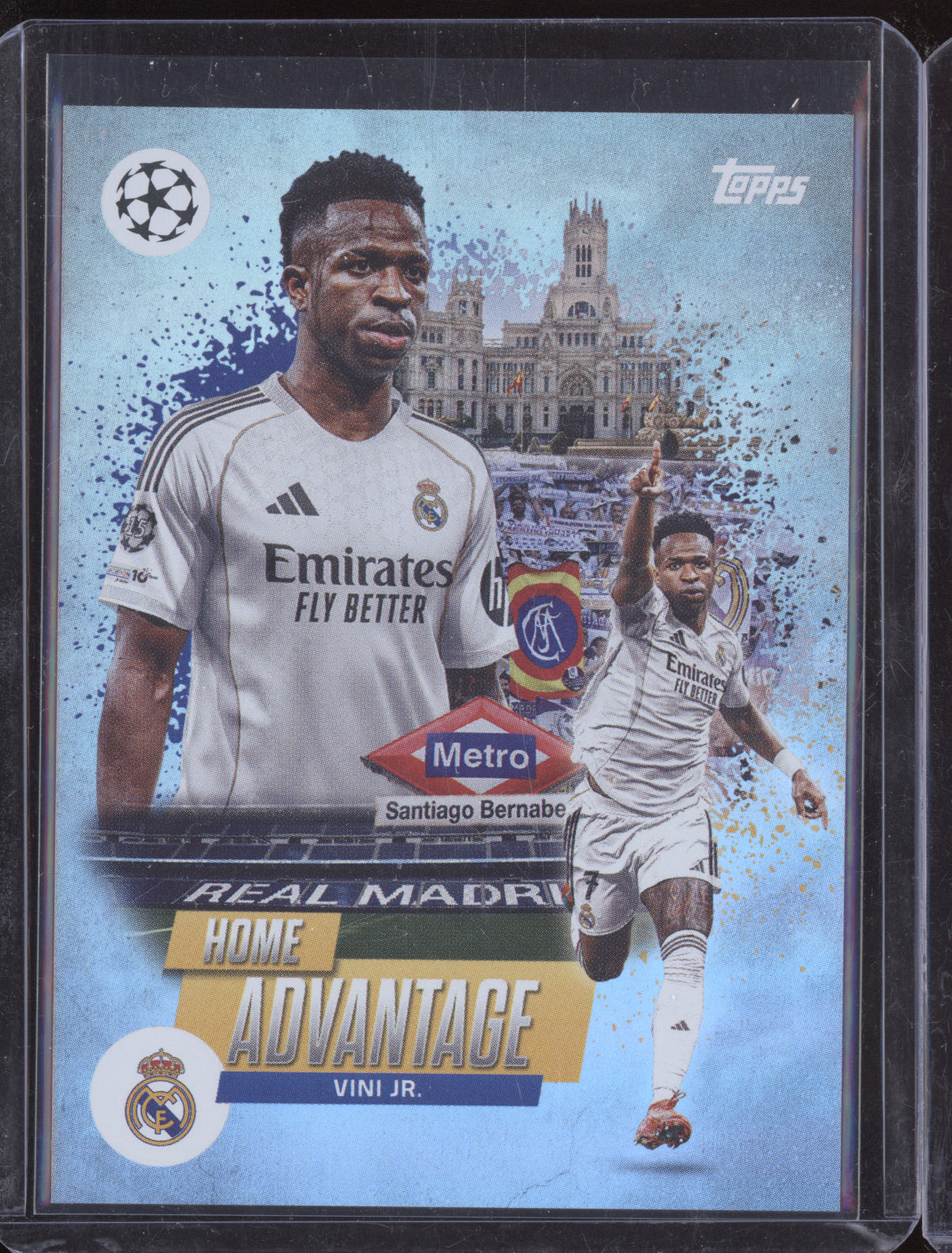 Vini Jr 2025-26 Topps UEFA Club Competitions Home Advantage