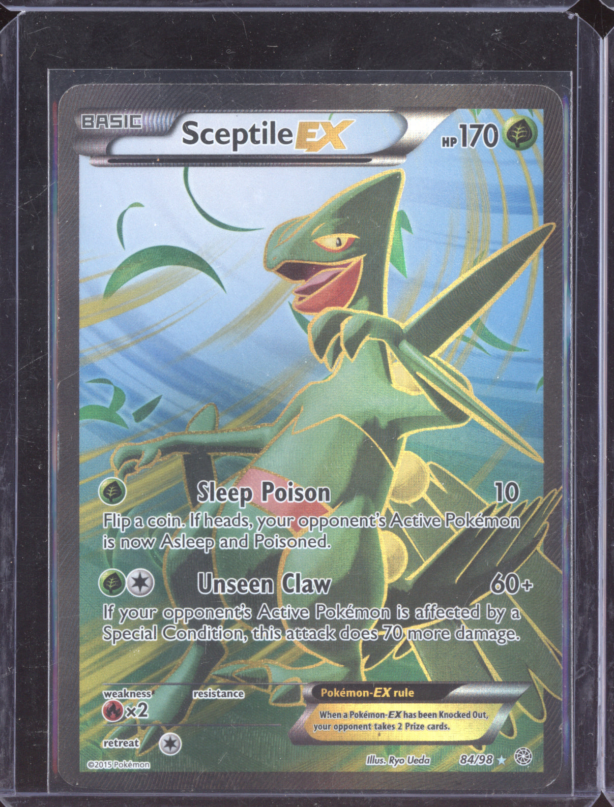 Sceptile-EX Pokemon Ancient Origins AOR 2015 Ultra Rare 84/98