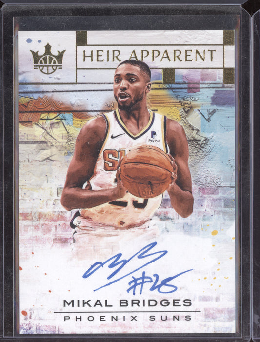 Mikal Bridges 2018 Panini Court Kings Heir Apparent RC 145/199