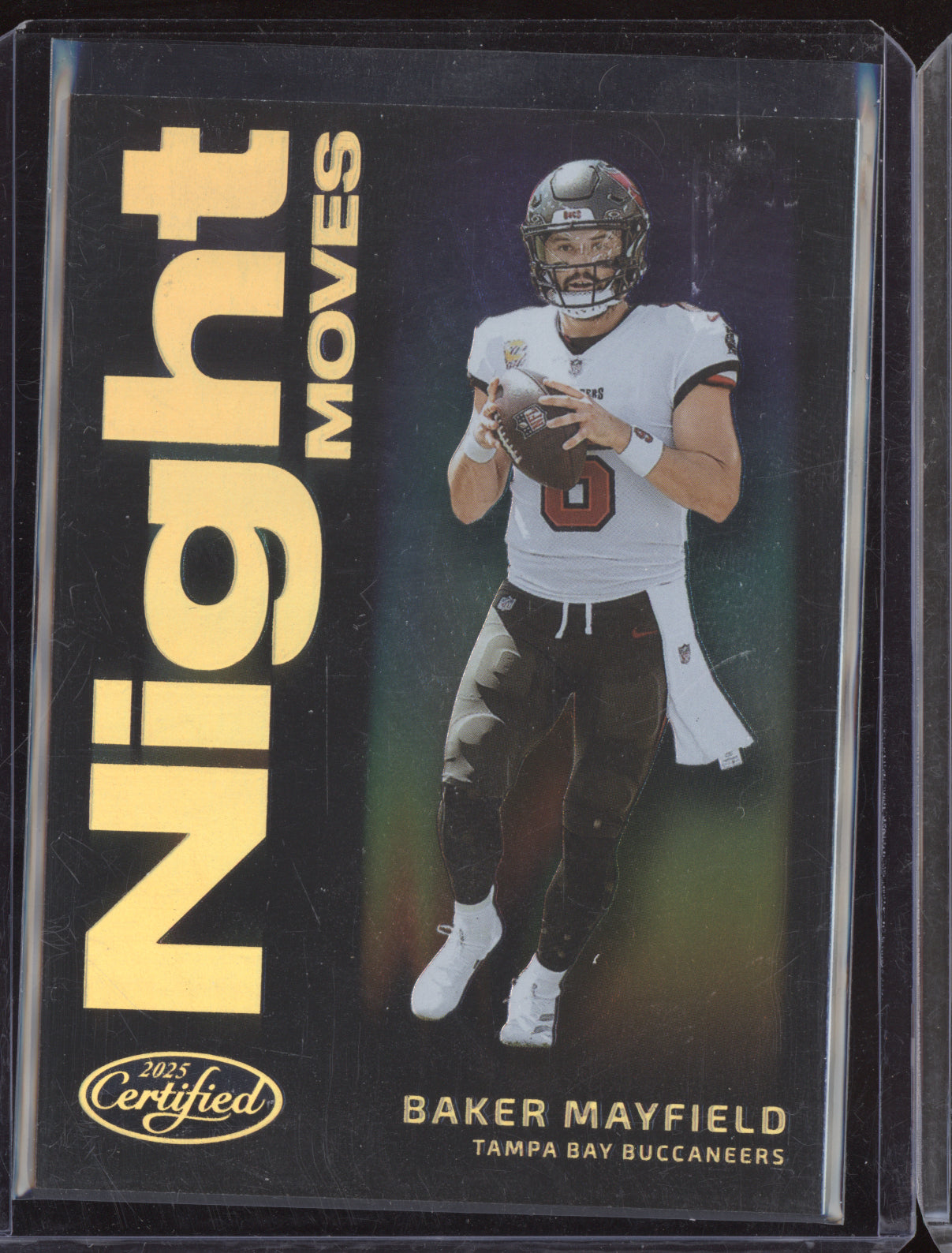 Baker Mayfield 2025 Panini Certified Night Moves