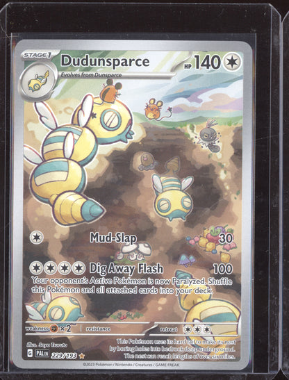 Dudunsparce 2023 Pokemon Paldea Evolved Illustration Rare 229/193