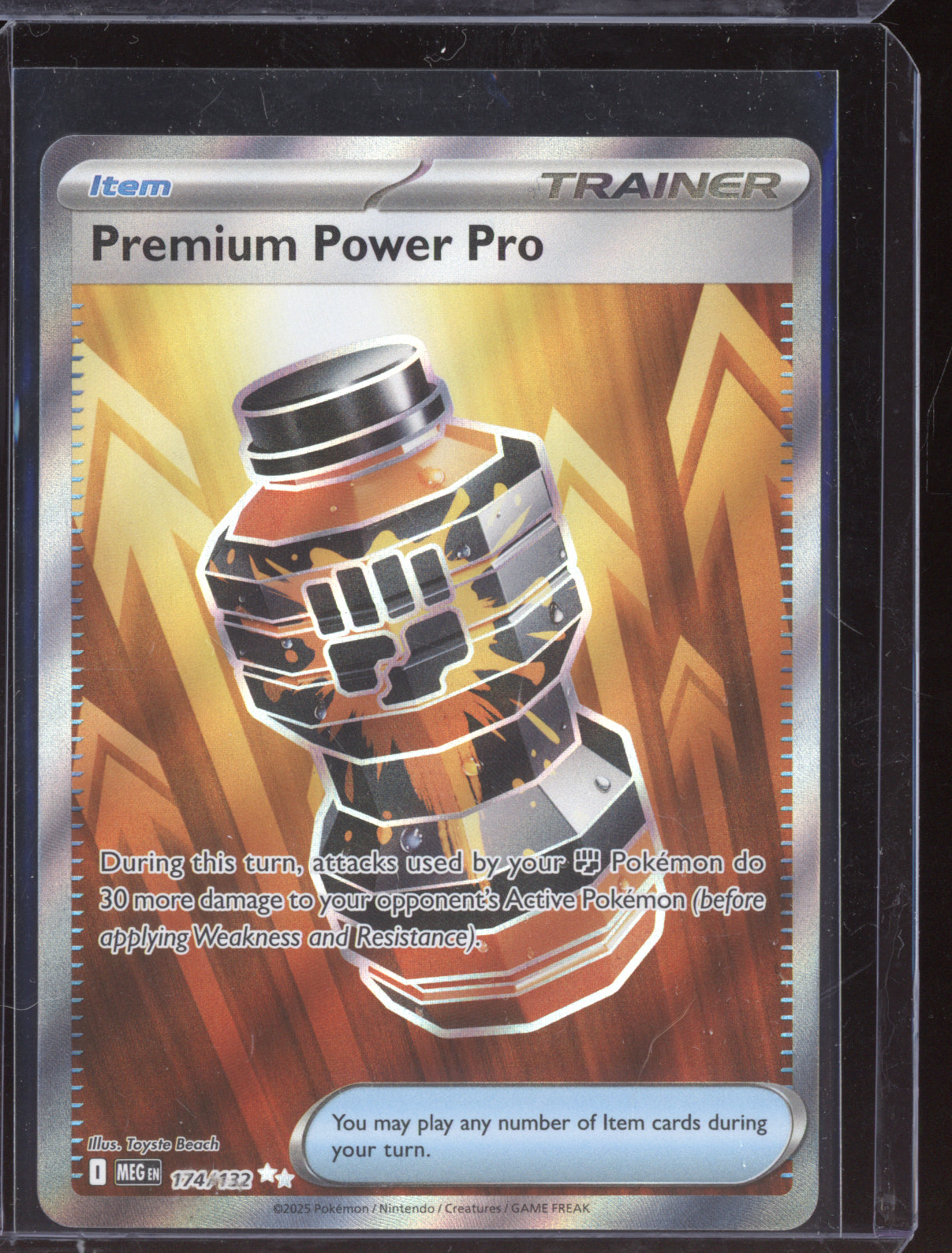 Premium Power Pro 2025 Pokemon Mega Evolution Ultra Rare 174/132