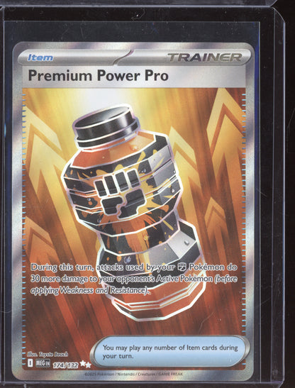 Premium Power Pro 2025 Pokemon Mega Evolution Ultra Rare 174/132