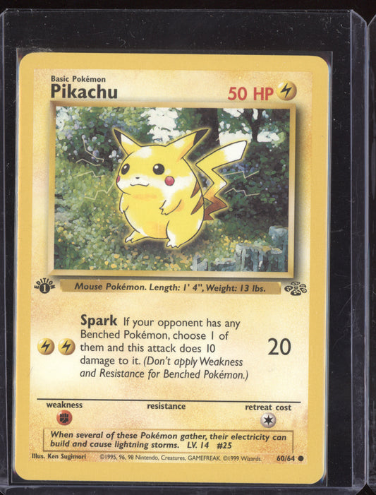 Pikachu 1999 Pokemon Jungle Common 060/64