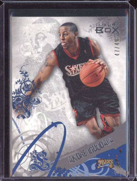 Andre Iguodala 2006-07 Topps Luxury Box Blue 47/49