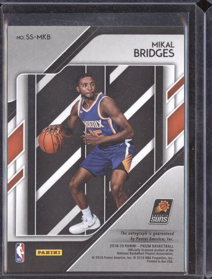 Mikal Bridges 2018 Panini Prizm Sensational Signatures RC