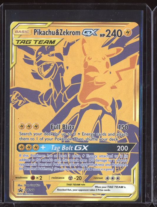 Pikachu & Zekrom-GX 2021 Pokemon Sun & Moon Promos Promo SM248