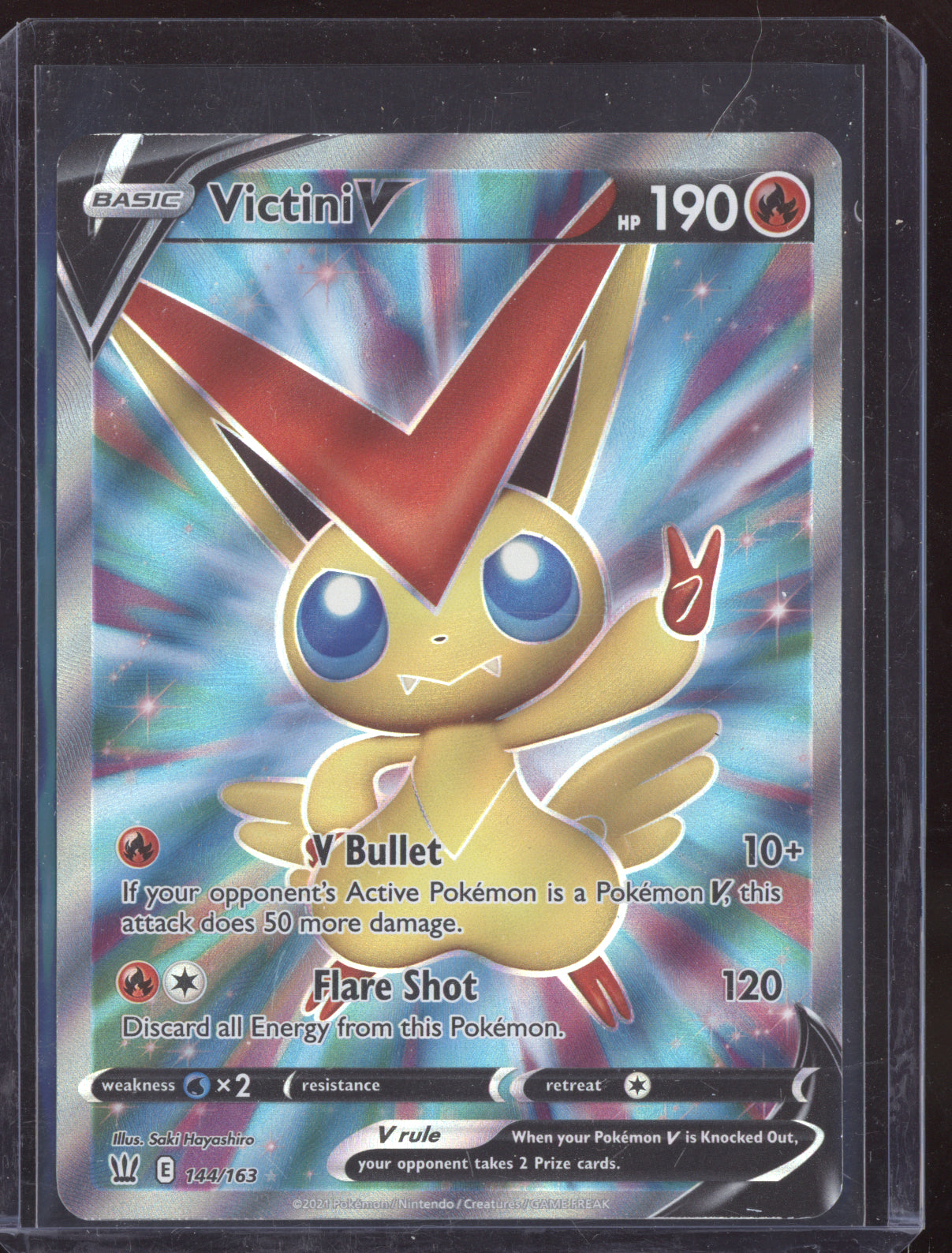 Victini V Pokemon Battle Styles BST 2021 Ultra Rare 144/163