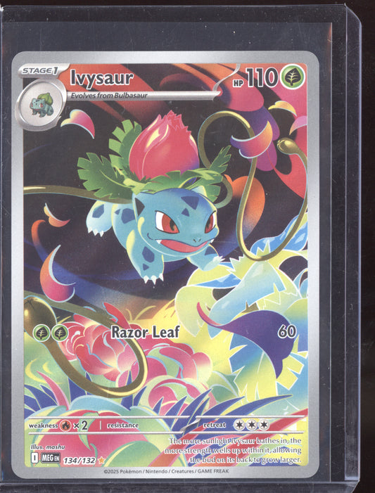 Ivysaur 2025 Pokemon Mega Evolution Illustration Rare 134/132