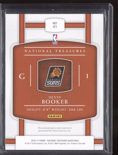 Devin Booker 2016 Panini National Treasures Patch 57/99