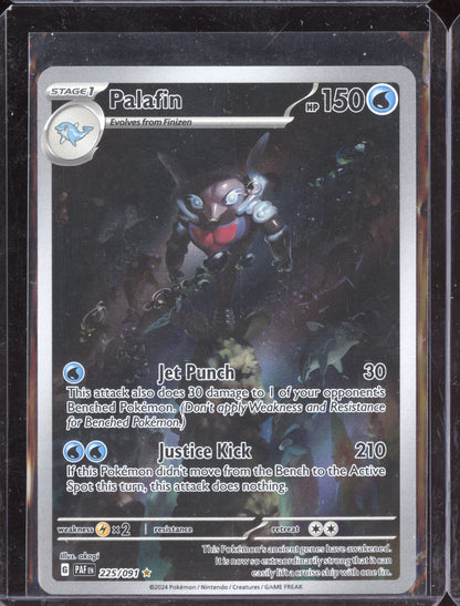 Palafin 2024 Pokemon Paldean Fates Illustration Rare 225/091