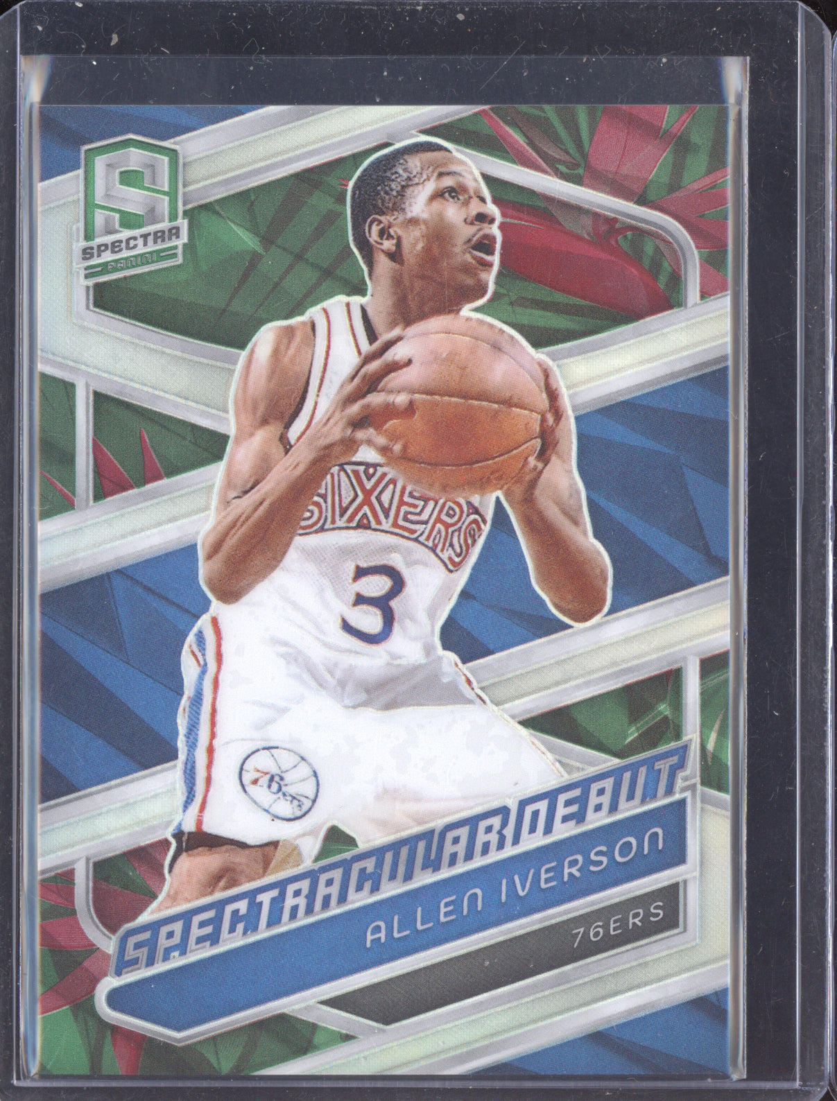 Allen Iverson 2023 Panini Spectra Psychedelic SP