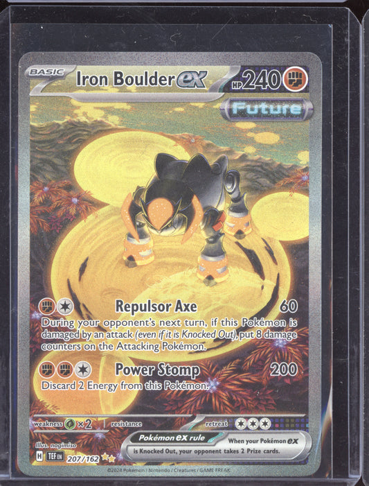 Iron Boulder ex 2024 Pokemon Temporal Forces Special Illustration Rare 207/162