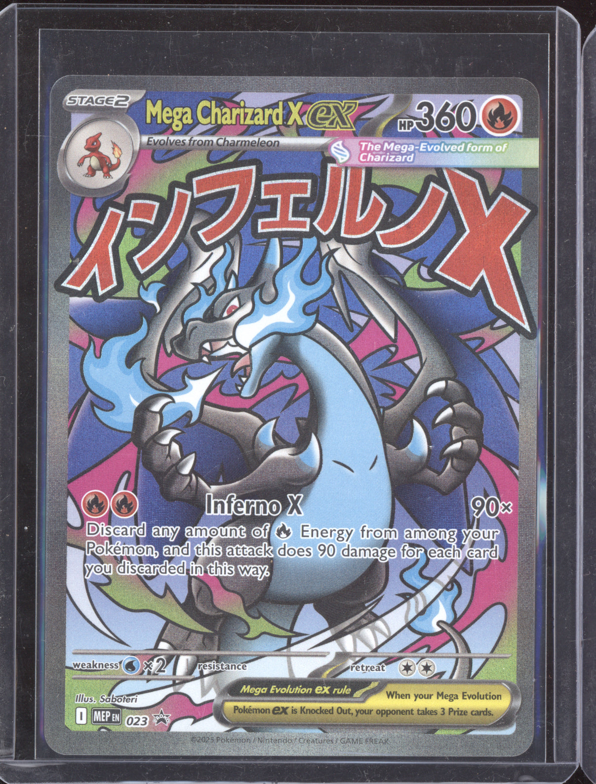 Mega Charizard X ex Pokemon Mega Evolution Promos MEP 2025 Promo MEP023/