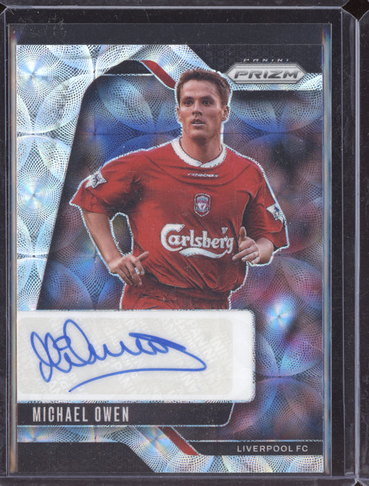 Michael Owen 2024-25 Panini Prizm Premier League Signatures Choice Auto