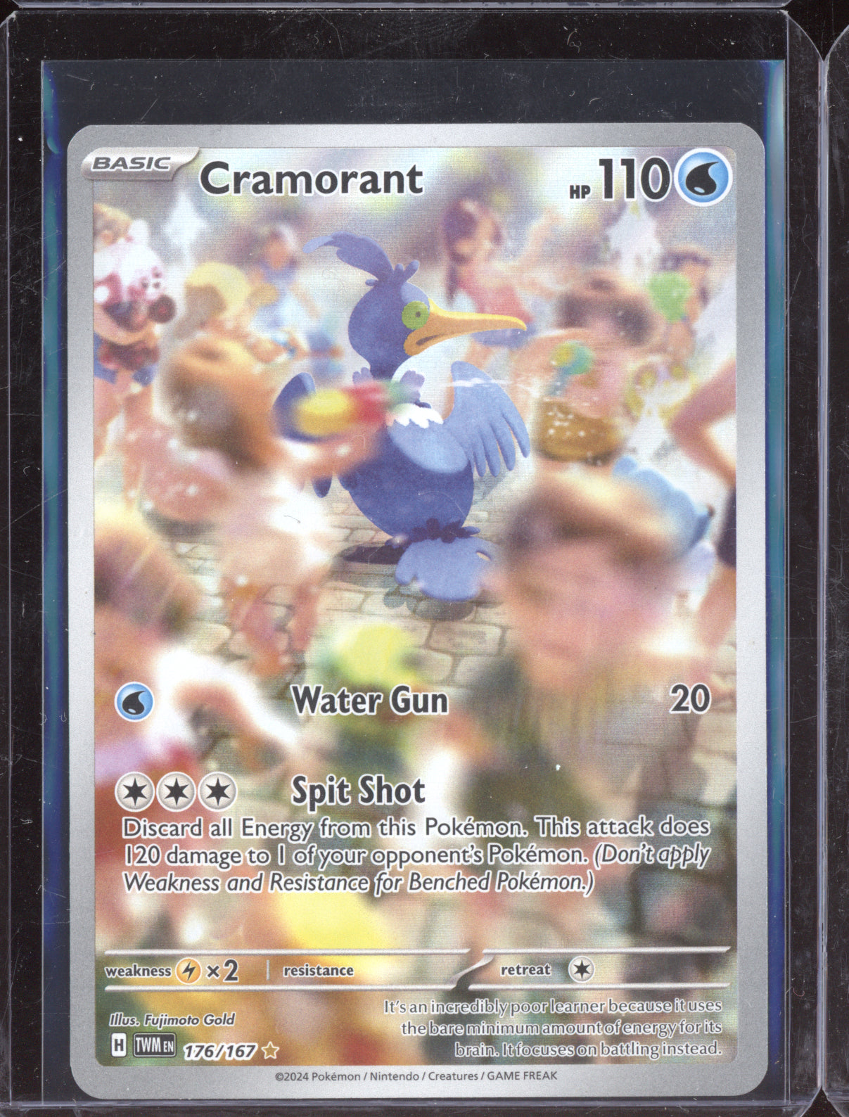 Cramorant 2024 Pokemon Twilight Masquerade Illustration Rare 176/167