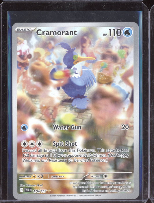 Cramorant 2024 Pokemon Twilight Masquerade Illustration Rare 176/167
