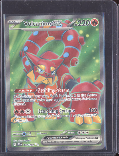 Volcanion ex 2025 Pokemon Journey Together Ultra Rare 171/180