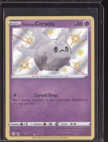 Galarian Corsola 2021 Pokemon Shining Fates Shiny Rare SV049/SV122