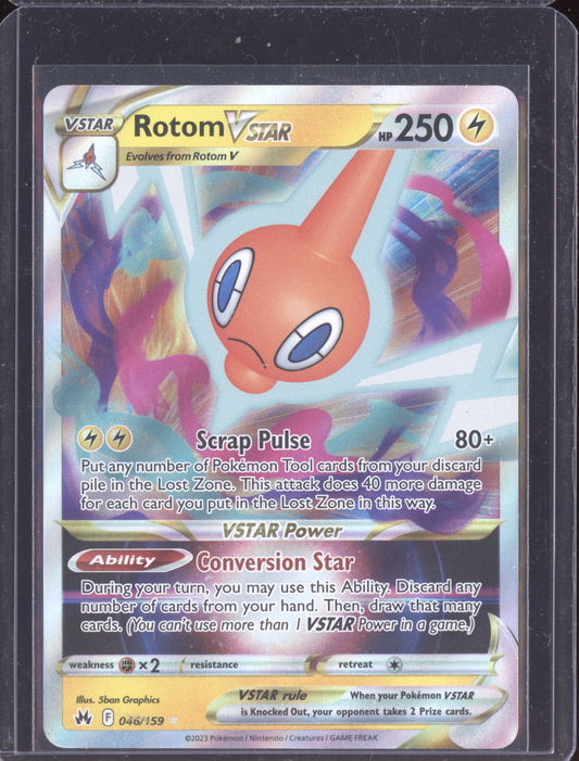 Rotom VSTAR 2023 Pokemon Crown Zenith  046/159