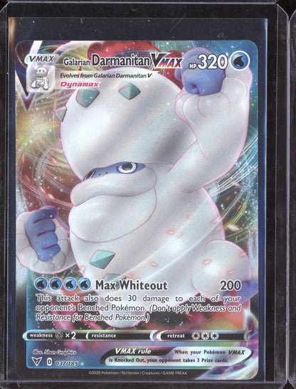 Galarian Darmanitan VMAX 2020 Pokemon Vivid Voltage VMAX 037/185