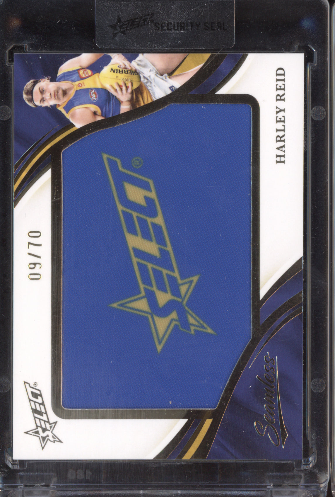 Harley Reid 2025 Select Seamless Promotional Patch Jersey Number 9/70