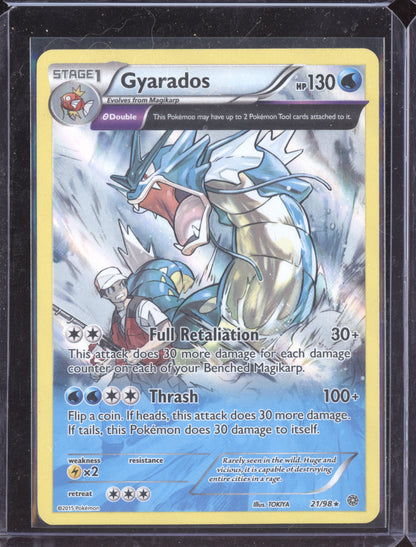 Gyarados Pokemon Ancient Origins AOR 2015 Rare Holo 21/98