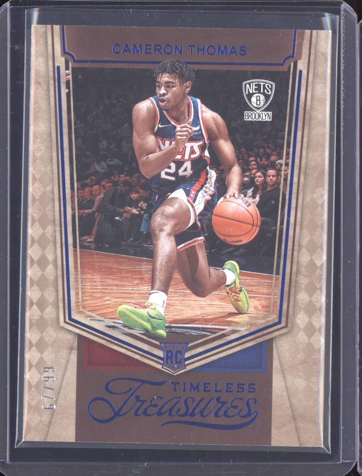 Cameron Thomas 2021 Panini Chronicles Timeless Treasures Blue RC 67/99