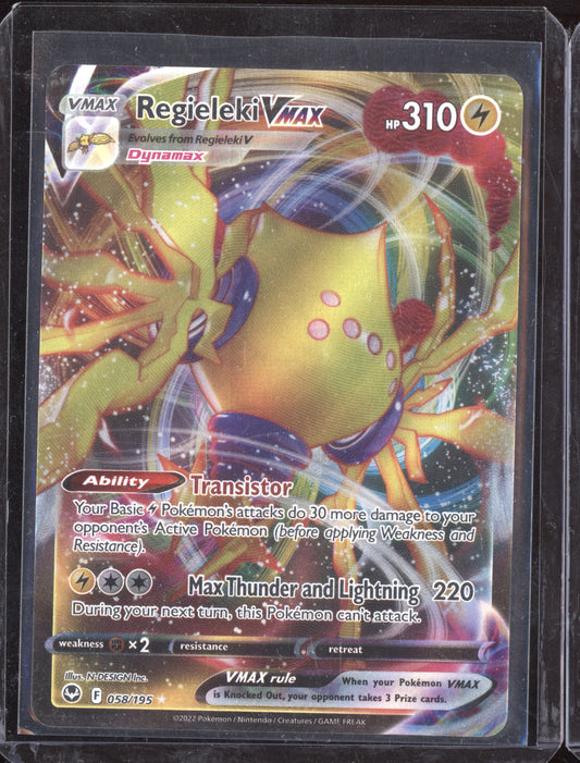 Regieleki VMAX 2022 Pokemon Silver Tempest VMAX 058/195