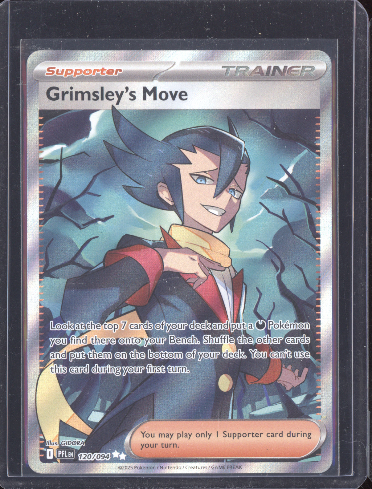 Grimsley's Move 2025 Pokemon Phantasmal Flames Ultra Rare 120/094