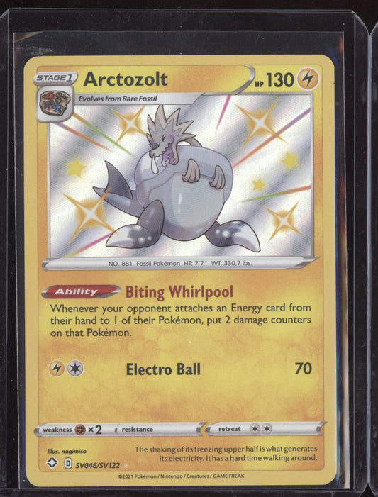 Arctozolt 2021 Pokemon Shining Fates Shiny Rare SV046/SV122