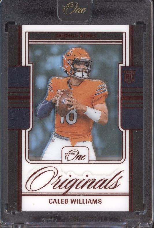 Caleb Williams 2024 Panini One Originals Red RC 13/49