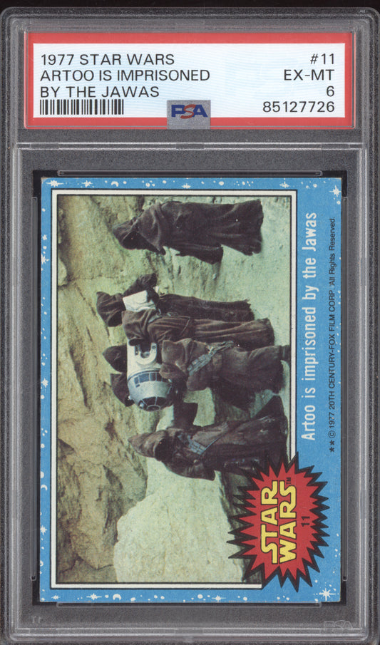 Artoo is imprisoned by the Jawas 1977 Star Wars  #11 PSA 6